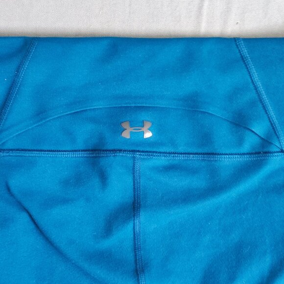 Under Armour Active wear leggings women's size 6 ? teal colour geometric pattern - Picture 5 of 9